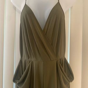 BCBGeneration Drape Pocket Jumpsuit